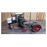 1/16 Scale Ertl Case (2)-wide front tractors