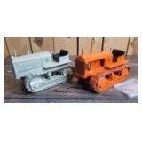 1/16 Scale Spec Cast Allis Chalmers (2)-crawlers w/die-cast tracks