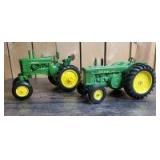 1/16 Scale Ertl John Deere (2)-wide front tractors
