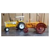 1/16 Scale Ertl/Scale Models Minneapolis-Moline (2)-narrow front tractors w/fenders
