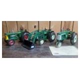 1/16 Scale Spec Cast Oliver (3)-tractors w/fenders