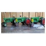 1/16 Scale Spec Cast Oliver (3)-tractors w/fenders