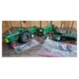 1/16 Scale Custom/Spec Cast Oliver (4)-wide front tractors w/fenders