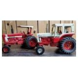 1/16 Scale Ertl International Harvester (2)-"66" Series Special Edition wide front tractors