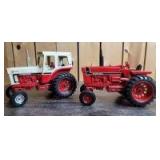 1/16 Scale Ertl International Harvester (2)-"66" Series Special Edition wide front tractors