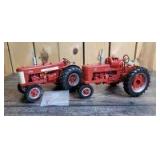 1/16 Scale Spec Cast Farmall/International (2)-tractors w/fenders