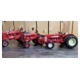 1/16 Scale Ertl/Customized Ertl Farmall/International (3)-tractors