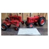 1/16 Scale Ertl Farmall/International (3)-Collector Edition wide front tractors