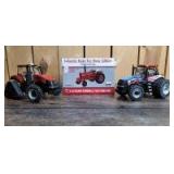 1/32 Scale TOMY/RC2/Spec Cast International/Case IH (3)-wide front tractors