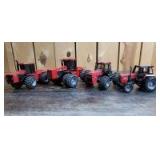1/32 Scale Ertl/Scale Models Case IH (4)-tractors