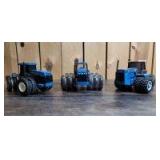 1/32 Scale Ertl/Scale Models Ford/New Holland (3)-Versatile articulated 4WD tractors