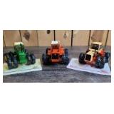 1/32 Scale Ertl (3)-4WD tractors w/duals