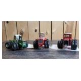 1/32 Scale Ertl (3)-National Farm Toy Show articulated 4WD w/duals and 3-pt.