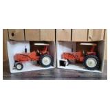 1/16 Scale Spec Cast Allis Chalmers (2)-Collector Edition 175 tractors w/ROPS canopy