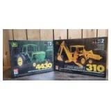 1/25 Scale AMT John Deere (2)-plastic tractor model kits