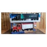1/16 Scale Ertl/First Gear (2)-battery operated Lights & Sounds trucks