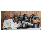 Various Scale Lumar/Structo/Tonka/Ertl (9)-rebuilder items