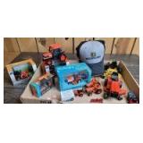 Various Scale New Ray/Scale Models/Spec Cast, etc. Kubota/Hustler/Simplicityetc. (15)-items