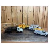 1/24 Scale DG Productions (4)-plastic battery operated trucks