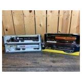 1/64 Scale Ertl/Learning Curve/Spec Cast (4)-tandem axle tractors w/tandem axle box trailers