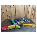 Various Scale Racing Champions/Hot Wheels/Spec Cast/Matchbox (13)-racing semis