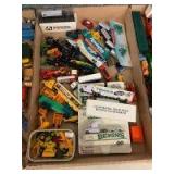 Various Scales Ertl/Racing Champions/Galoob, etc. mini vehicle & tractor lot