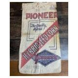 Pioneer Hybrid Seed Corn cloth sack
