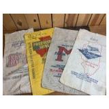 (4)-Cloth seed sacks