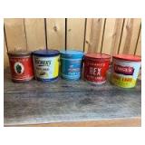 (5)-Misc. collectible tins