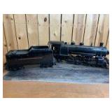 Buddy L Outdoor Railroad locomotive and coal tender