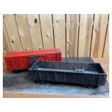 (2)-Buddy L Outdoor Railroad train cars
