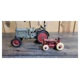 (2)-Arcade wide front tractors on rubber w/drivers