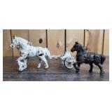 (2)-Hubley, etc. horse items