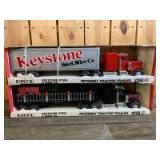 1/25 Scale Ertl Keystone Steel Wire Co. (2)-Peterbilt semis