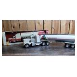 Various Scale Nylint/Jada Toys (2)-tandem axle tractors w/tandem axle tanker trailers