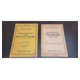 (2)-International Harvester manuals