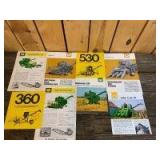 (8)-foreign John Deere combine sales booklets/brochures
