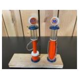 2 Visable Gas Pumps