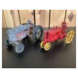 Massey Harris and Hubly Tractor