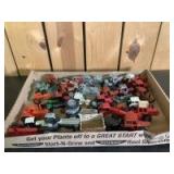 Flat of Miscellaneous Farm Toys