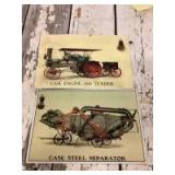 (2) Case Memorabilia Signs