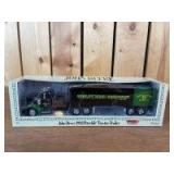 1/43 Scale Ertl John Deere Peterbilt Tractor-Trailer