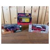 (3) Various Scale Ertl/Inner Workings Cleveland Indians Diecast Lot
