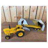 (2) 1/16 Scale Ertl John Deere Machine Trailer & 5010 Tractor