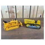 1/16 Scale Customized Scale Models/Ertl John Deere 1990 Summer Toy Show Crawler & JD 1010 w/ Blade