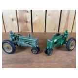 1/16 Scale Ertl John Deere (2)-Model A w/Driver