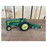 1/16 Scale Ertl/Eska John Deere 620 w/attached plow