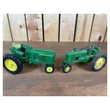 1/16 Scale Ertl John Deere (2)-narrow front tractors