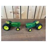 1/16 Scale Ertl John Deere (2)-wide front utility tractors
