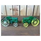 1/16 Scale Ertl John Deere (2)-Model D tractors